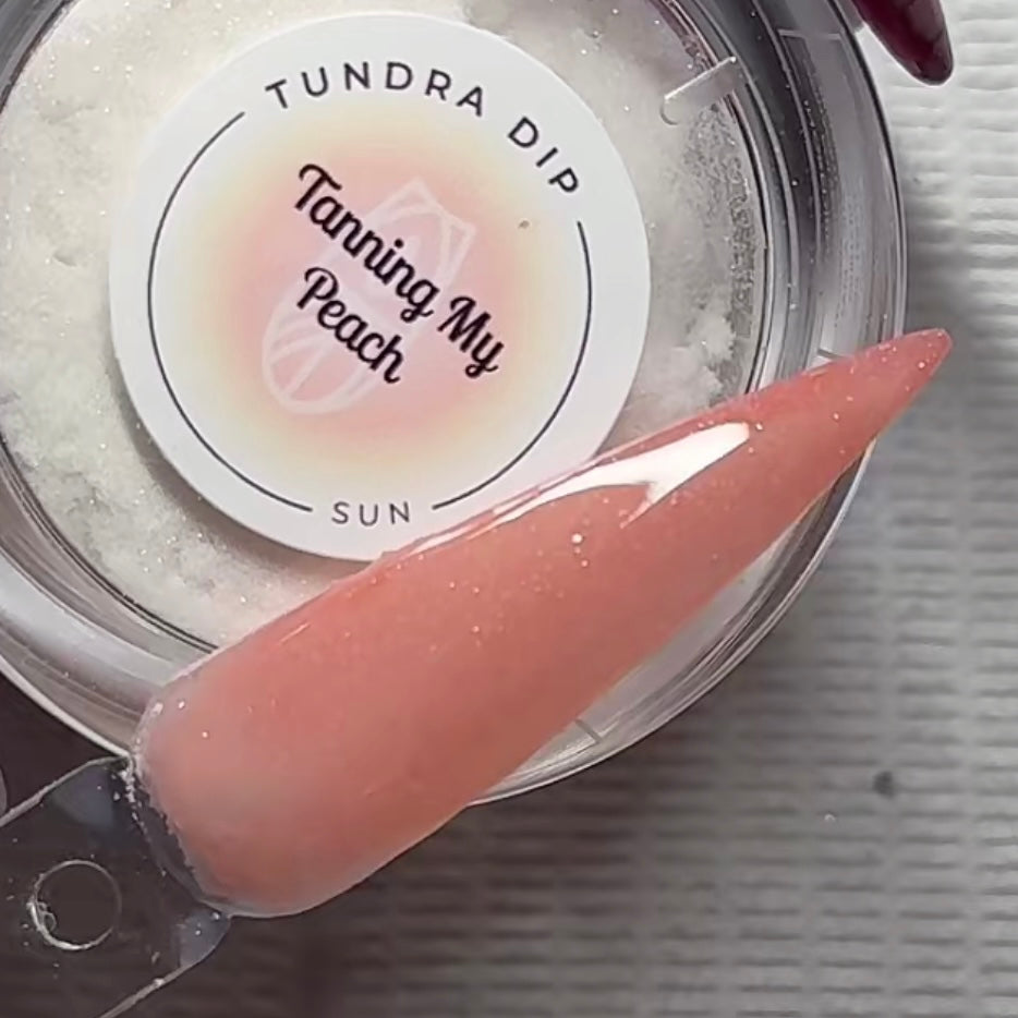 Tanning my Peach