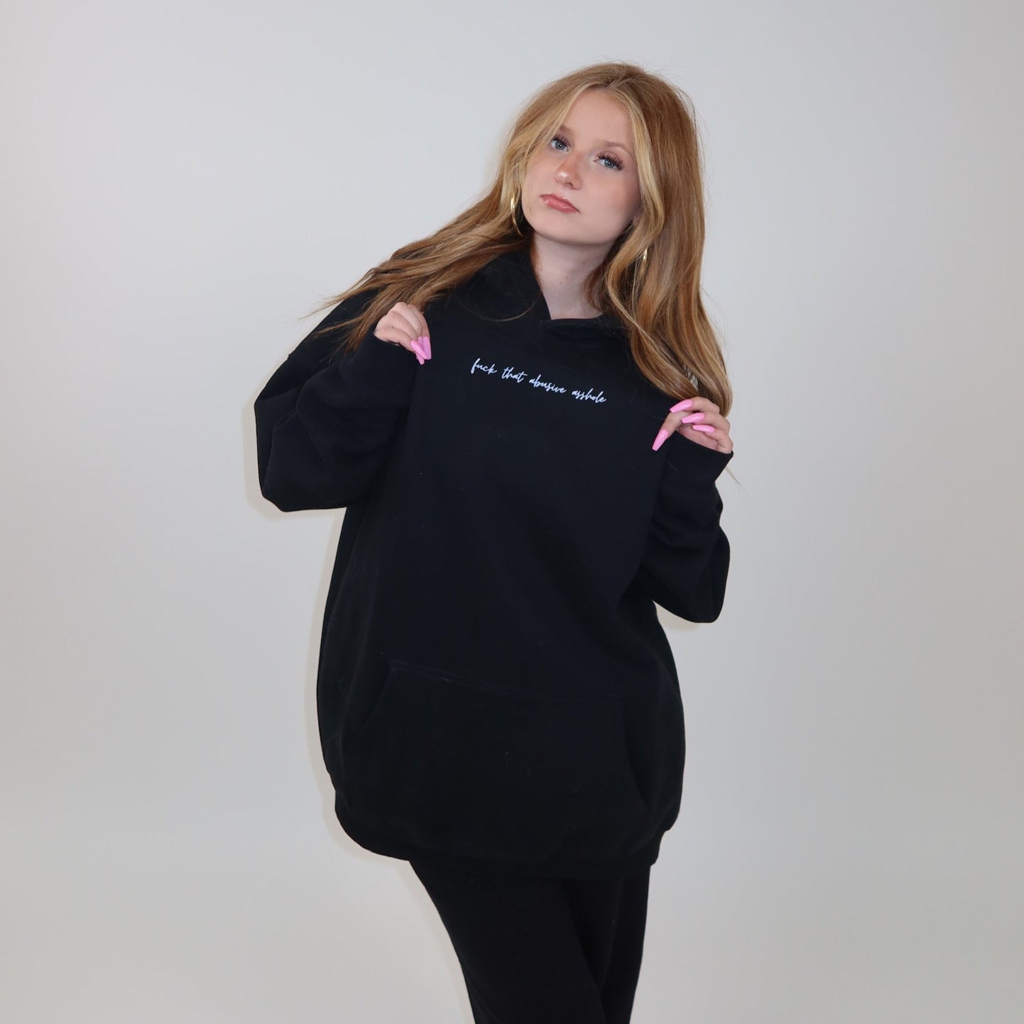 Oversized Spine Tat Hoodie