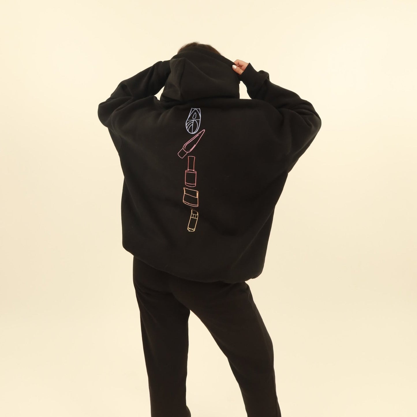 Oversized Spine Tat Hoodie