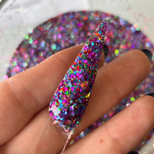 Rainbow Glass Sparkles