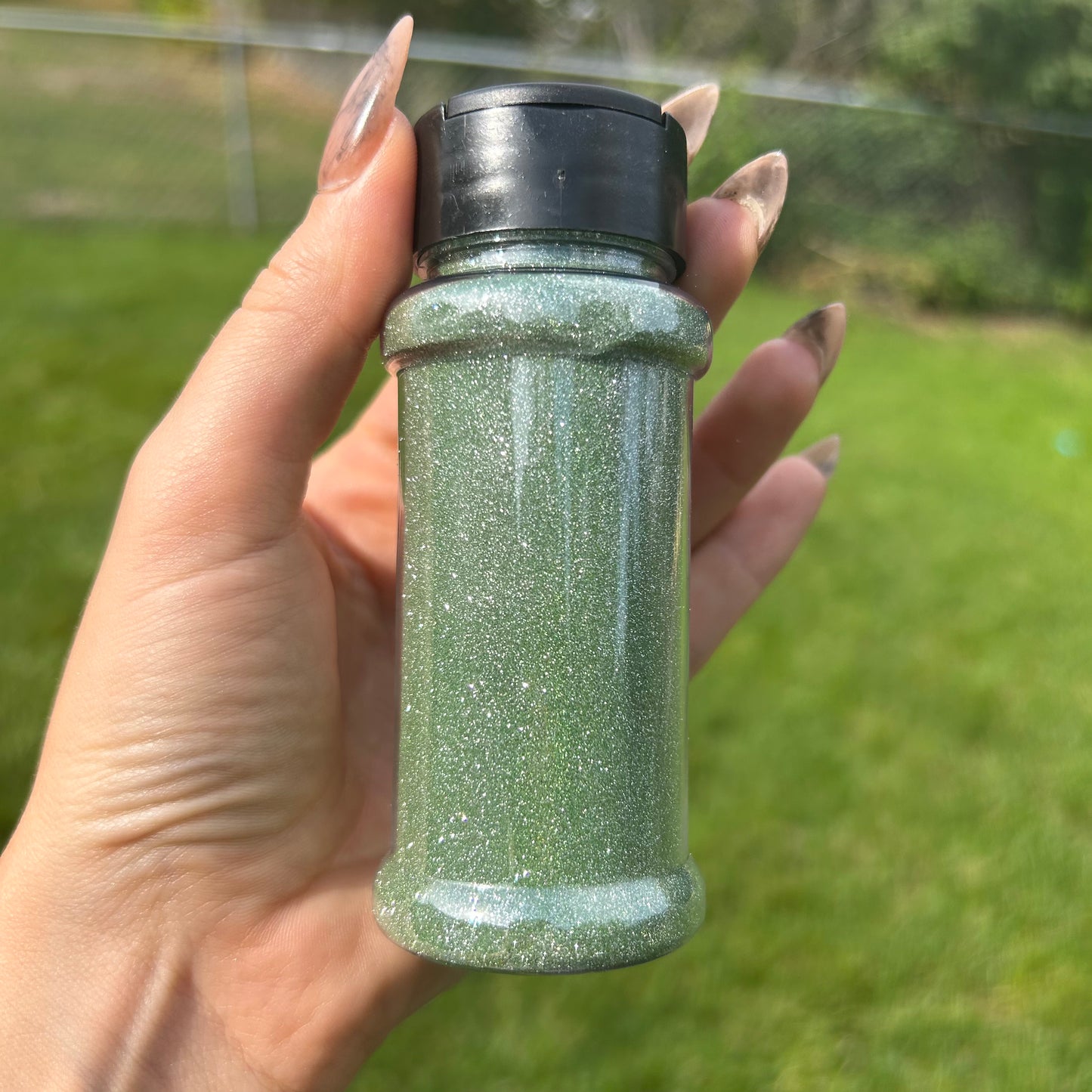 Grass Green Reflective Glitter