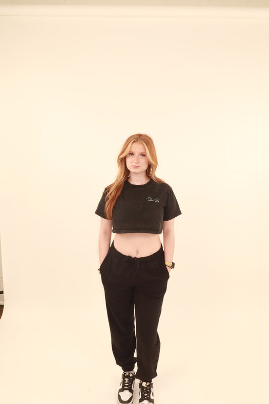Cropped Glowing Nail T-Shirt