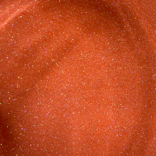 Orange to White Glitter