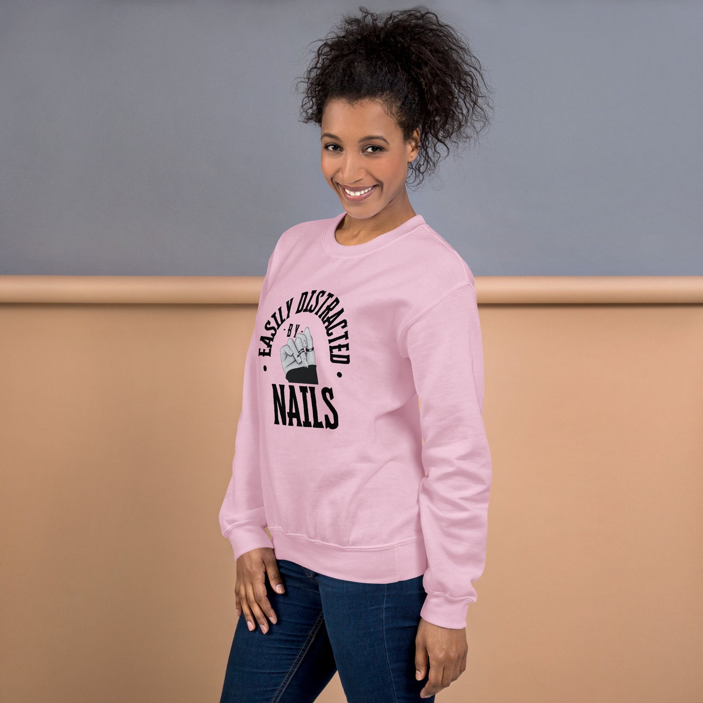 Easily Distracted by Nails Sweatshirt